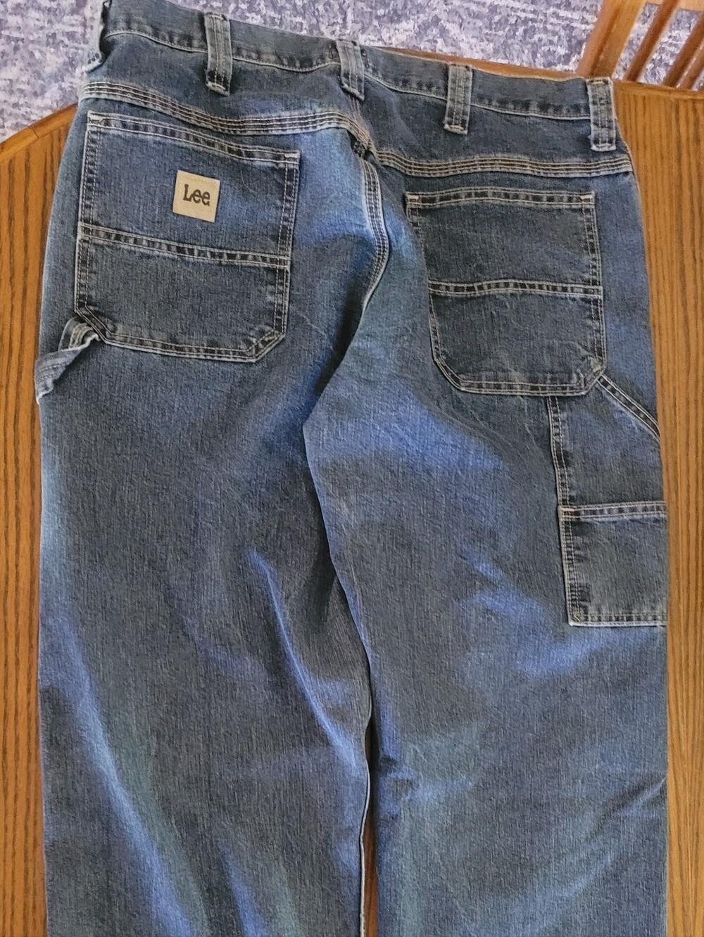Lee Men's Blue Carpenter Jeans